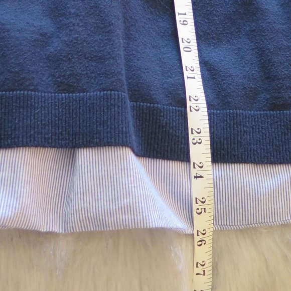 OASIS 🇬🇧Sweater, back with cotton shirt and cuffs - Picture 12 of 12